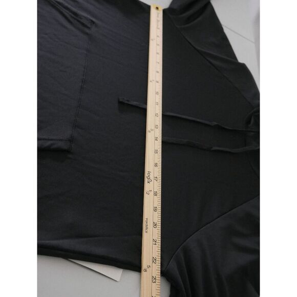 Gaiam Men's Lotus OB Drawstring Pockets Hoodie Black L - Picture 4 of 9